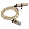 View Image 1 of 5 of Turbo 2-in-1 Charging Cable