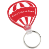 View Image 1 of 1 of Air Balloon Soft Keychain - Translucent