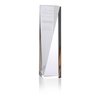 View Image 1 of 3 of Skyline Sheared Crystal Tower Award - 10"