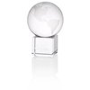 View Image 1 of 3 of Globe Crystal Desktop Award - 3"