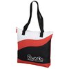 View Image 1 of 3 of Tidal Wave Zippered Tote
