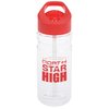 View Image 1 of 3 of Clear Impact Line Up Bottle with Flip Straw Lid - 20 oz.