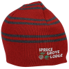 View Image 1 of 2 of Multi-Stripe Knit Beanie