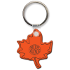 View Image 1 of 1 of Maple Leaf Soft Keychain - Translucent
