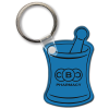 View Image 1 of 1 of Mortar & Pestle Soft Keychain - Translucent