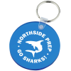 View Image 1 of 1 of Round Soft Keychain - Translucent
