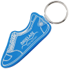 View Image 1 of 1 of Running Shoe Soft Keychain - Translucent