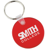 View Image 1 of 1 of Small Round Soft Keychain - Translucent