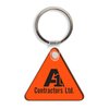 View Image 1 of 1 of Triangle Soft Keychain - Translucent