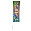 View Image 1 of 2 of Outdoor Rectangular Sail Sign - 10' - One Sided
