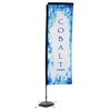 View Image 1 of 2 of Indoor Rectangular Sail Sign - 10' - One Sided