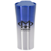 View Image 1 of 2 of Ombre Swivel Lid Stainless Tumbler - 18 oz.