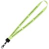 View Image 1 of 2 of Glow in the Dark Lanyard - 3/4" - 32" - Metal Lobster Claw