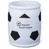 View Image 1 of 3 of Sport Can Cooler - Soccer
