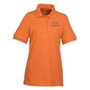 View Image 1 of 3 of Belmont Combed Cotton Pique Polo - Ladies' - Embroidered