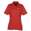 View Image 1 of 3 of Dade Textured Performance Polo - Ladies' - Embroidered