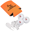 View Image 1 of 4 of Collapsible Can Cooler Golf Event Pack