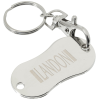 View Image 1 of 3 of Econo 2-in-1 Shopping Cart Coin Keychain