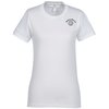 View Image 1 of 2 of American Apparel Fine Jersey T-Shirt - Ladies' - White