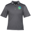 View Image 1 of 3 of Quad Textured Performance Polo - Men's