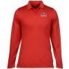 View Image 1 of 3 of Summit Performance Long Sleeve Polo - Men's