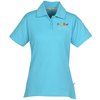 View Image 1 of 3 of Ringspun Combed Cotton Jersey Polo - Ladies'
