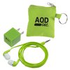 View Image 1 of 5 of Charger Pouch with Ear Buds