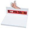 View Image 1 of 3 of Bic Sticky Note Adhesive Notepad with Die-Cut Holder - Thumbs Up