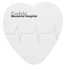 View Image 1 of 2 of Souvenir Sticky Note - Heart - Pulse - 25 Sheet