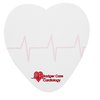 View Image 1 of 2 of Souvenir Sticky Note - Heart - Pulse - 50 Sheet