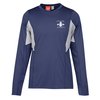 View Image 1 of 3 of Excel Performance Long Sleeve Warm Up Shirt - Men's - Screen