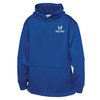 View Image 1 of 2 of PTech Moisture Wicking Hooded Sweatshirt - Youth - Screen