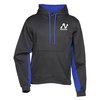 View Image 1 of 3 of Game Day Colour Block Performance Hooded Sweatshirt - Screen