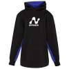 View Image 1 of 3 of Game Day Colour Block Performance Hooded Sweatshirt - Youth - Screen