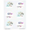 View Image 1 of 1 of Quick & Colourful Perforated Sheeted Label - Circle - 2-3/4"