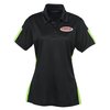 View Image 1 of 3 of Coal Harbour Colour Slice Performance Polo - Ladies'