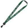 View Image 1 of 2 of Lanyard with Neck Clasp - 7/8" - 32" - Large Metal Bulldog Clip