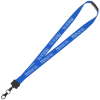 View Image 1 of 1 of Lanyard with Neck Clasp - 7/8" - 32" - Large Metal Lobster Claw