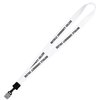 View Image 1 of 1 of Big Lanyard - 7/8" - 32" - Large Metal Bulldog Clip