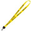 View Image 1 of 1 of Stretchy Elastic Lanyard - 3/4" - 32" - Plastic Swivel Snap Hook