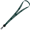 View Image 1 of 1 of Stretchy Elastic Lanyard - 3/4" - 34" - Large Metal Bulldog Clip