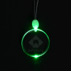 View Image 1 of 5 of Light-Up Pendant Necklace - Circle
