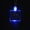 View Image 1 of 5 of Light-Up Pendant Necklace - Square