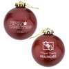 View Image 1 of 3 of Round Shatterproof Ornament - Merry Christmas