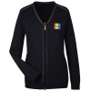 View Image 1 of 3 of Manchester Full-Zip Cardigan Sweater - Ladies'