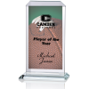 View Image 1 of 2 of Aspire Starfire Glass Awards - 9" - Full Colour