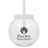 View Image 1 of 1 of Fish Bowl Cup with Straw - 46 oz.