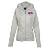 View Image 1 of 3 of Dry Tech Fleece Full-Zip Hooded Jacket - Ladies'