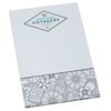 View Image 1 of 3 of Colour-In Notepad - Floral