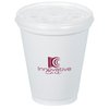 View Image 1 of 2 of Foam Hot/Cold Cup with Straw Slotted Lid - 10 oz.
